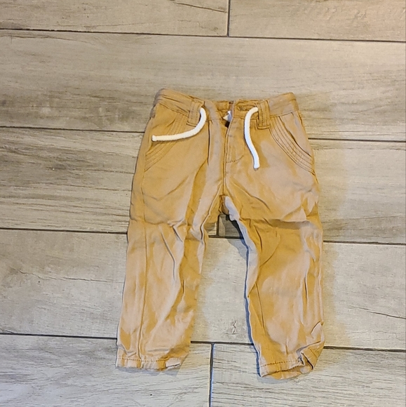 🍓  Indian Jungle baby khaki jogger pants 🌻🍉🎠 🌸 🍀 ❄️ 🏵💫🧋☃️🪻🍍 - Picture 1 of 2